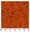 Spooky Stitches MAS10872-O Orange Robin Kingsley Yard Image