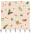 Winter Wreaths MAS10883-E Cream Maywood Studio Precut Image