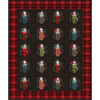 Holly Jolly Flannel Cozy Mittens Quilt Free Pattern Project Image