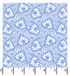 Blue Belle MAS10904-W White Maywood Studio Fabric Image