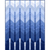 Blue Belle Ombre Mountains Quilt Project Image