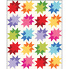Shadow Play Flannel Shadow Stars Quilt Free Pattern Project Image Brights