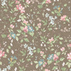 Terrace Blooms MAS10822-A Brown Maywood Studio Fabric Image