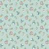 Terrace Blooms MAS10824-B Blue Maywood Studio Fabric Image