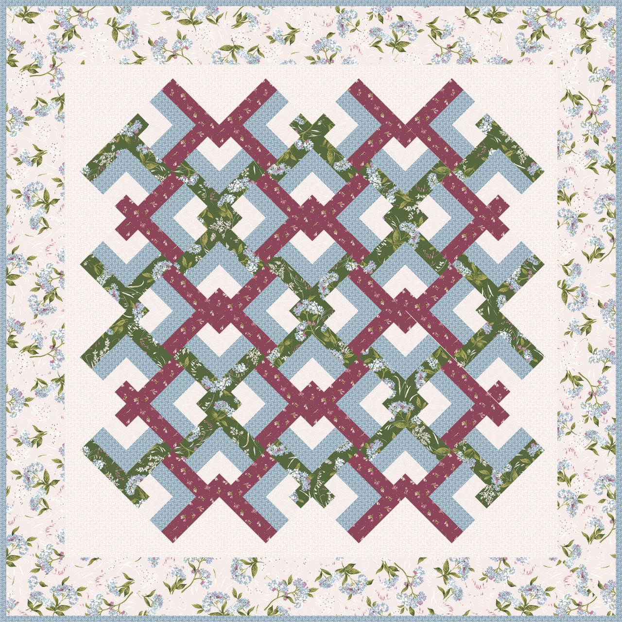 Adelaide Linked Chevrons Quilt