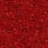 Christmastime MAS11093-R Red Robin Kingsley Fabric Image Christmastime MAS11093-R Red Robin Kingsley Fabric Image
