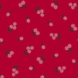 Holiday Stitches MAS11174-R Red Maywood Studio Fabric Image Holiday Stitches MAS11174-R Red Maywood Studio Fabric Image
