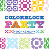 Collection image for the Colorblock Party fabric collection from Maywood Studio
