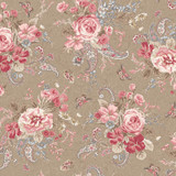 Meadow Blush MAS11131-T2 Dark Tan Maywood Studio Fabric Image Meadow Blush MAS11131-T2 Dark Tan Maywood Studio Fabric Image