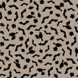 Pumpkin Grove MAS11185-TJ Tan/Black Maywood Studio Fabric Image Pumpkin Grove MAS11185-TJ Tan/Black Maywood Studio Fabric Image
