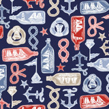Regatta Days MASC11107-BZ Blue/Multi Maywood Studio Fabric Image Regatta Days MASC11107-BZ Blue/Multi Maywood Studio Fabric Image
