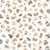 Together is Better MAS11121-E Cream Hannah Dale Fabric Image