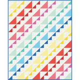Colorblock Party Back East Quilt Free Pattern Project Image
