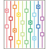 Colorblock Party Square Lines Quilt Project Image