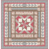 Meadow Blush Point of Attraction Quilt Project Image