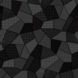 Patchwork Woolies Flannel MASF11310-J Black Bonnie Sullivan Fabric Image
