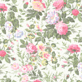 Garden Club MAS11470-W White Maywood Studio Fabric Image