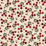 Penny Flower Flannel MASF11432-E Cream Bonnie Sullivan Fabric Image