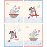Ahoy Pals MAS11520-Z Multi Maywood Studio Fabric Image