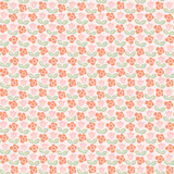 Printed Garden MAS11366-OP Orange/Pink Susie Hetherington Fabric Image