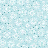 Christmas Break MAS11539-B Blue Maywood Studio Fabric Image