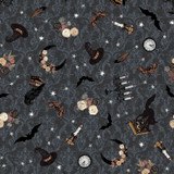 Dark Moon MAS11562-JK Charcoal Maywood Studio Fabric Image