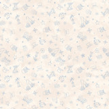 Frosty Friends MAS11482-E Cream Robin Kingsley Fabric Image