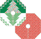 Christmas Break Twin Pines Tree Skirt Free Pattern Project Image