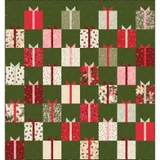 Gingham Garland Nice List Quilt  Project Image