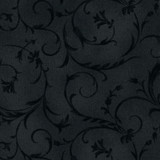 Elegant Scroll 108 Backing MASQB100-J Soft Black Maywood Studio