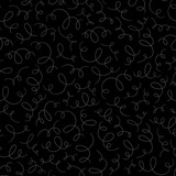Solitaire MAS333-J Black Maywood Studio Fabric Image