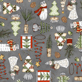 Homemade Holidays MAS10551-K Fabric Image Homemade Holidays MAS10551-K Fabric Image