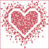 Exploding Heart Quilt Project Image