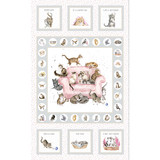 Whiskers & Paws MAS10410-K Grey Hannah Dale Fabric Image Whiskers & Paws MAS10410-K Grey Hannah Dale Fabric Image