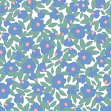Cups & Quilts MAS10593-WB White/Blue Lydia Johnson Fabric Image Cups & Quilts MAS10593-WB White/Blue Lydia Johnson Fabric Image