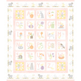 Little Chicks Flannel MASF10560-P Pink Bonnie Sullivan Fabric Image Little Chicks Flannel MASF10560-P Pink Bonnie Sullivan Fabric Image