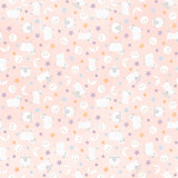 Little Chicks Flannel MASF10564-P Pink Bonnie Sullivan Fabric Image Little Chicks Flannel MASF10564-P Pink Bonnie Sullivan Fabric Image