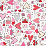 I Heart You MAS10760-W White Kris Lammers Fabric Image I Heart You MAS10760-W White Kris Lammers Fabric Image