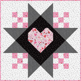 I Heart You Mini Quilt Free Pattern Project Image