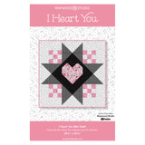 I Heart You Mini Quilt Free Pattern