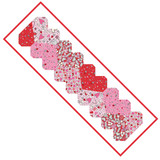 I Heart You Let's Play Hearts Table Runner Project Image