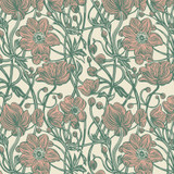 Cottage Flowers MAS10831-P Pink Susie Hetherington