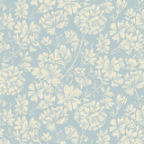 Cottage Flowers MAS10834-BE Blue/Cream Susie Hetherington Cottage Flowers MAS10834-BE Blue/Cream Susie Hetherington