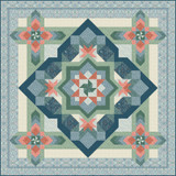 Cottage Flowers Morris Medley BOM Quilt Project Image