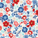 Star-Spangled Beauty MAS10840-E Soft White Kimberbell Fabric Image Star-Spangled Beauty MAS10840-E Soft White Kimberbell Fabric Image
