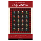 Holly Jolly Flannel Cozy Mittens Quilt Free Pattern Cover Image