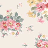 La Fleur Flannel MASF10991-E Cream Maywood Studio Fabric Image La Fleur Flannel MASF10991-E Cream Maywood Studio Fabric Image