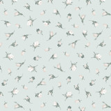 La Fleur Flannel MASF10996-B Blue Maywood Studio Fabric Image