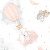 Honey Bunny MAS10911-W White Maywood Studio Fabric Image