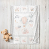 Honey Bunny Minky Blanket Free Pattern Project Image